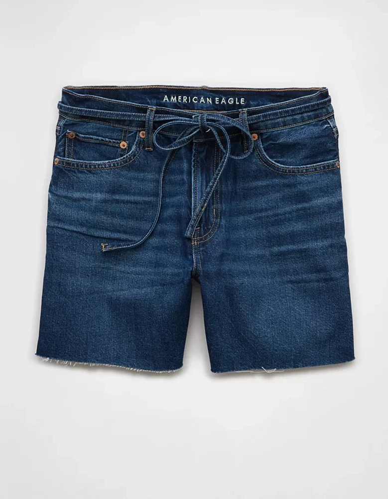 AE 6" Strigid Super High-Waisted Relaxed Denim Short