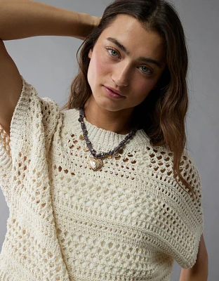 AE Cropped Sweater T-Shirt