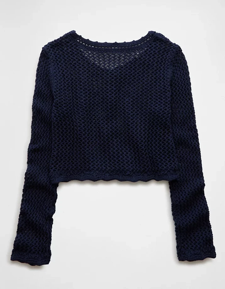 AE Open Stitch Cardigan