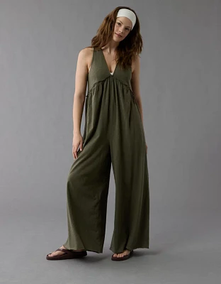 AE Sunchaser Knit V-Neck Jumpsuit