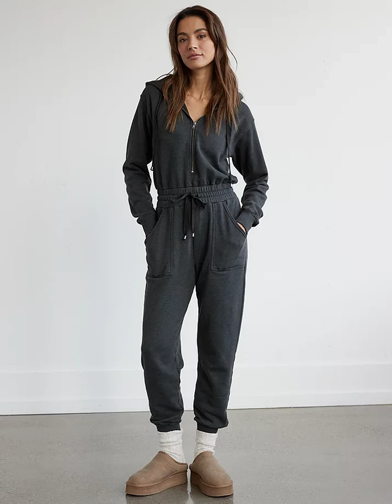 Combinaison-pantalon à capuchon en molleton AE