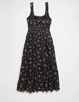 AE Corset Floral Midi Dress