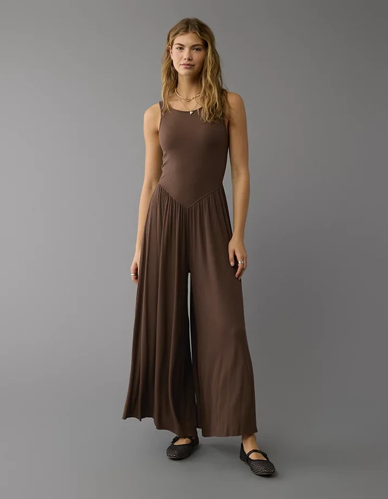 Combinaison-pantalon à col montant Doux et sexy AE