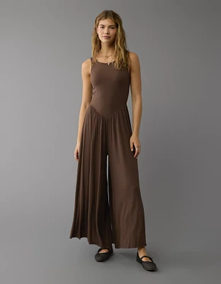 Combinaison-pantalon à col montant Doux et sexy AE
