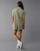 AE Button-Up Cargo Romper