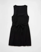 AE Square Neck Button-Up Mini Dress