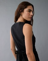 AE Square Neck Button-Up Mini Dress