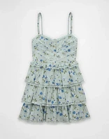 AE Lace Ruffle Tiered Mini Dress