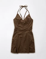 AE Halter Cargo Mini Dress