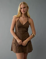 AE Halter Cargo Mini Dress