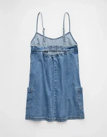 AE Denim Mini Shift Dress