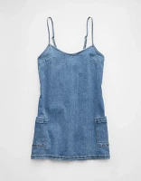 AE Denim Mini Shift Dress