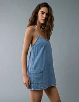 AE Denim Mini Shift Dress