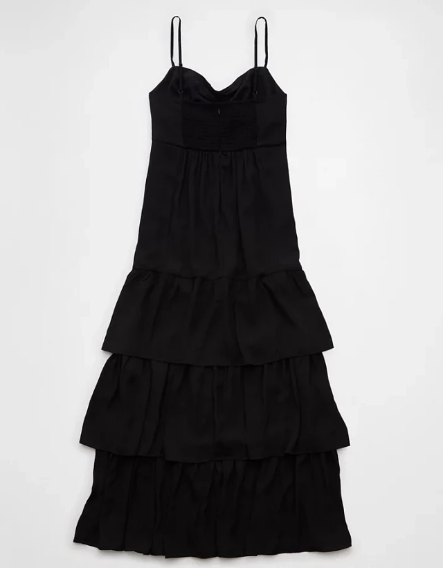 ae cut out tiered maxi dress AE Cut-Out Tiered Maxi Dress
