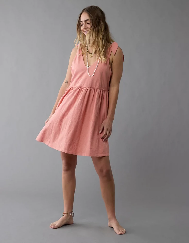 Minirobe en tricot à épaules nouées Vive le soleil AE