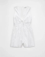 AE Tie Front V-Neck Romper
