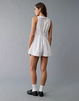 AE Tie Front V-Neck Romper