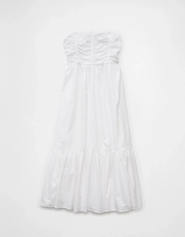 knee length dresses for ladies Drew Puff Sleeve Corset Linen Mini Dress • Shop American Threads Black / M