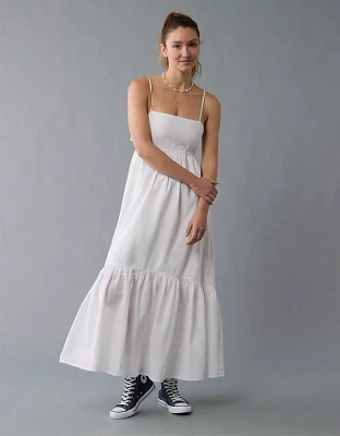 AE Tie Back Babydoll Maxi Dress