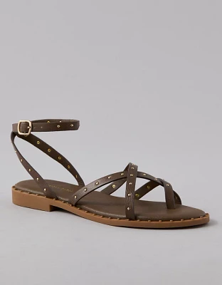AE Studded Ankle Strap Sandal