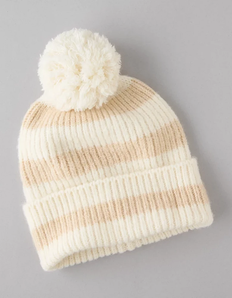 AE Knit Striped Beanie