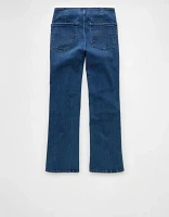 AE Luxe Pull-On High-Waisted Kick Bootcut Crop Jean