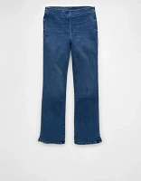 AE Luxe Pull-On High-Waisted Kick Bootcut Crop Jean