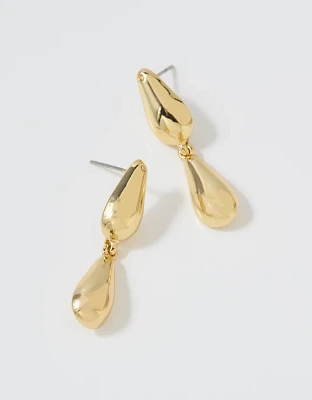 Aerie Double Teardrop Earrings