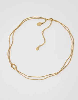 Aerie Chain And Knot Necklace