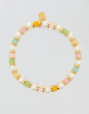 Pura Vida Pearl Bloom Stretch Bracelet