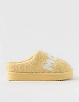Aerie Sherpa Scuff Slippers