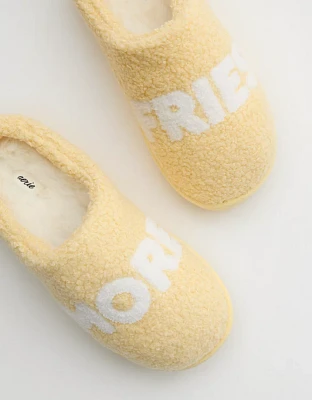 Aerie Sherpa Scuff Slippers