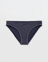 AE x Aerie Match Made Denim Full Coverage Bikini Bottom