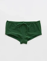 Aerie Terry Boyshort Cheeky Bikini Bottom