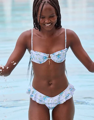Aerie Ruffle Cheeky Bikini Bottom