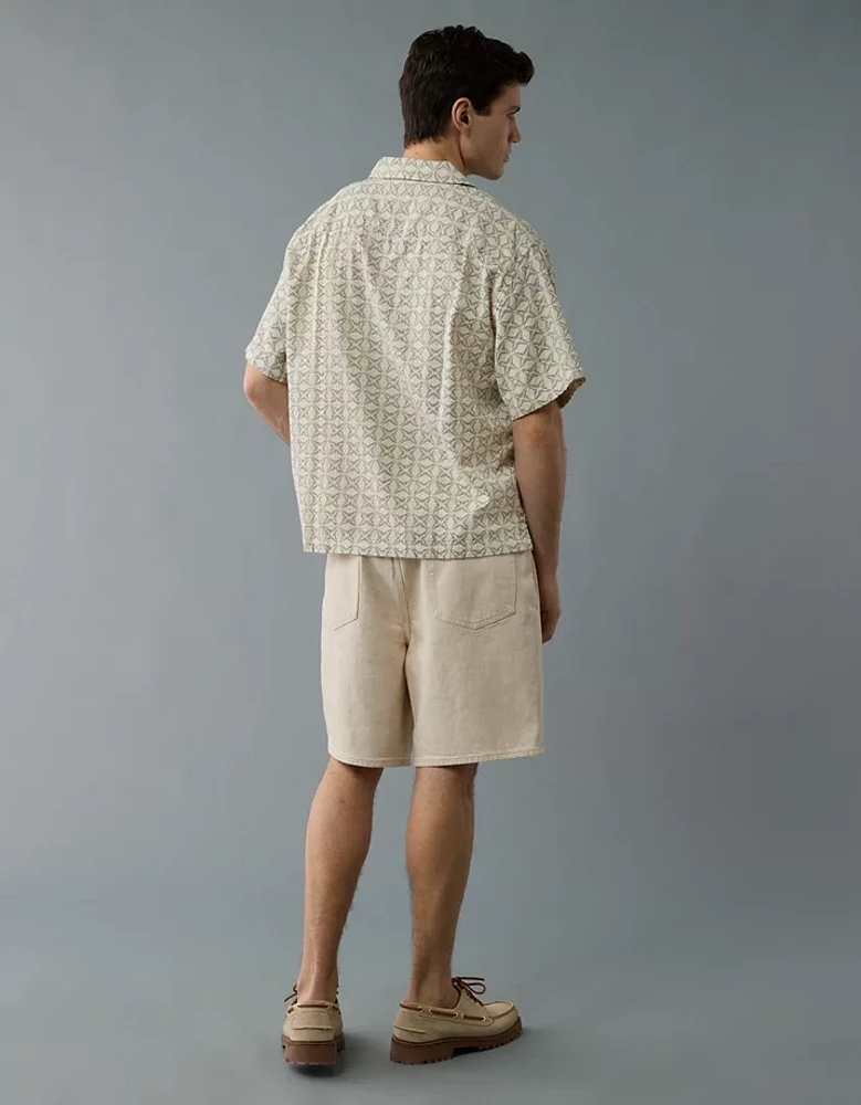 AE Poolside Printed Button-Up Shirt