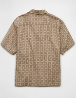 AE Poolside Printed Button-Up Shirt