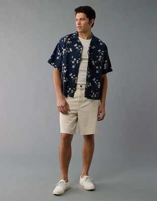 AE Poolside Floral Button-Up Shirt