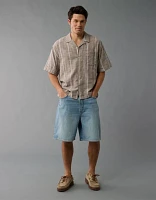 AE Poolside Striped Button-Up Shirt