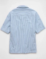 AE Poolside Striped Button-Up Shirt