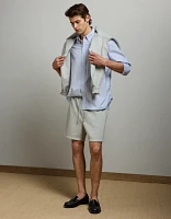 AE77 Premium Relaxed Striped Poplin Button-Up Shirt