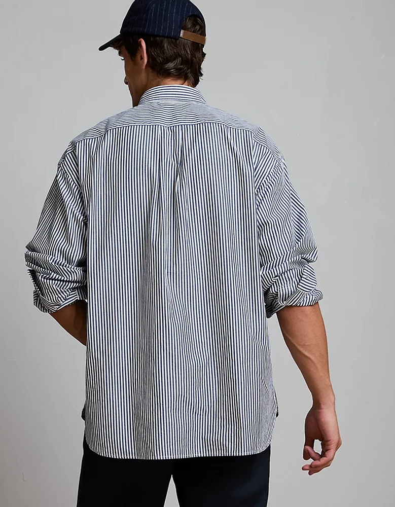 AE77 Premium Poplin Button-Up Shirt