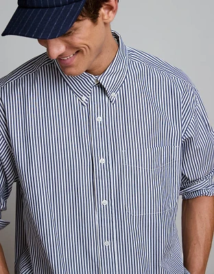 Chemise à col boutonné en popeline AE77