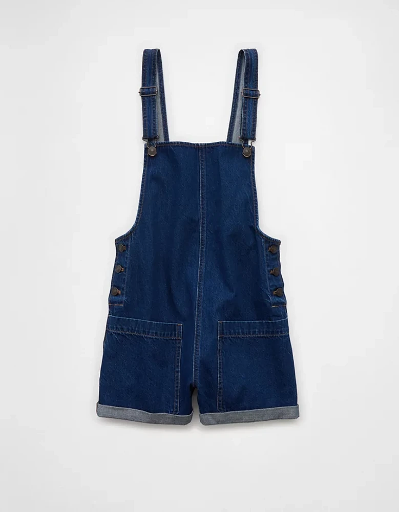AE Easy Baggy Denim Short Overall