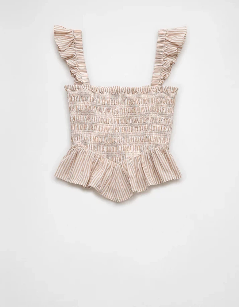 AE Bella Smocked Crop Top