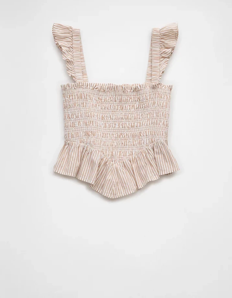 AE Bella Smocked Crop Top