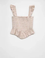AE Bella Smocked Crop Top