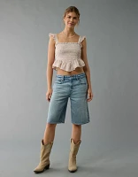 AE Bella Smocked Crop Top