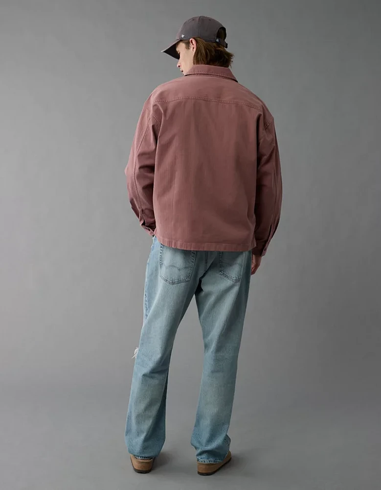 AE Herringbone Shirt Jacket