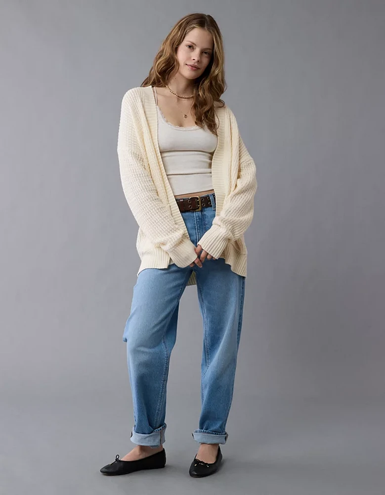 Cardigan à mailles ouvertes AE